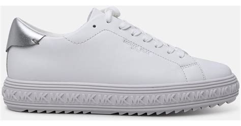 michael michael kors grove leather sneaker|sneakers Michael Kors shoes women.